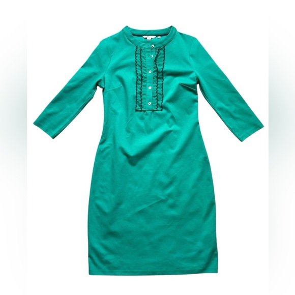 Boden Florence Ponte green Shift Dress size 8L - Picture 3 of 11
